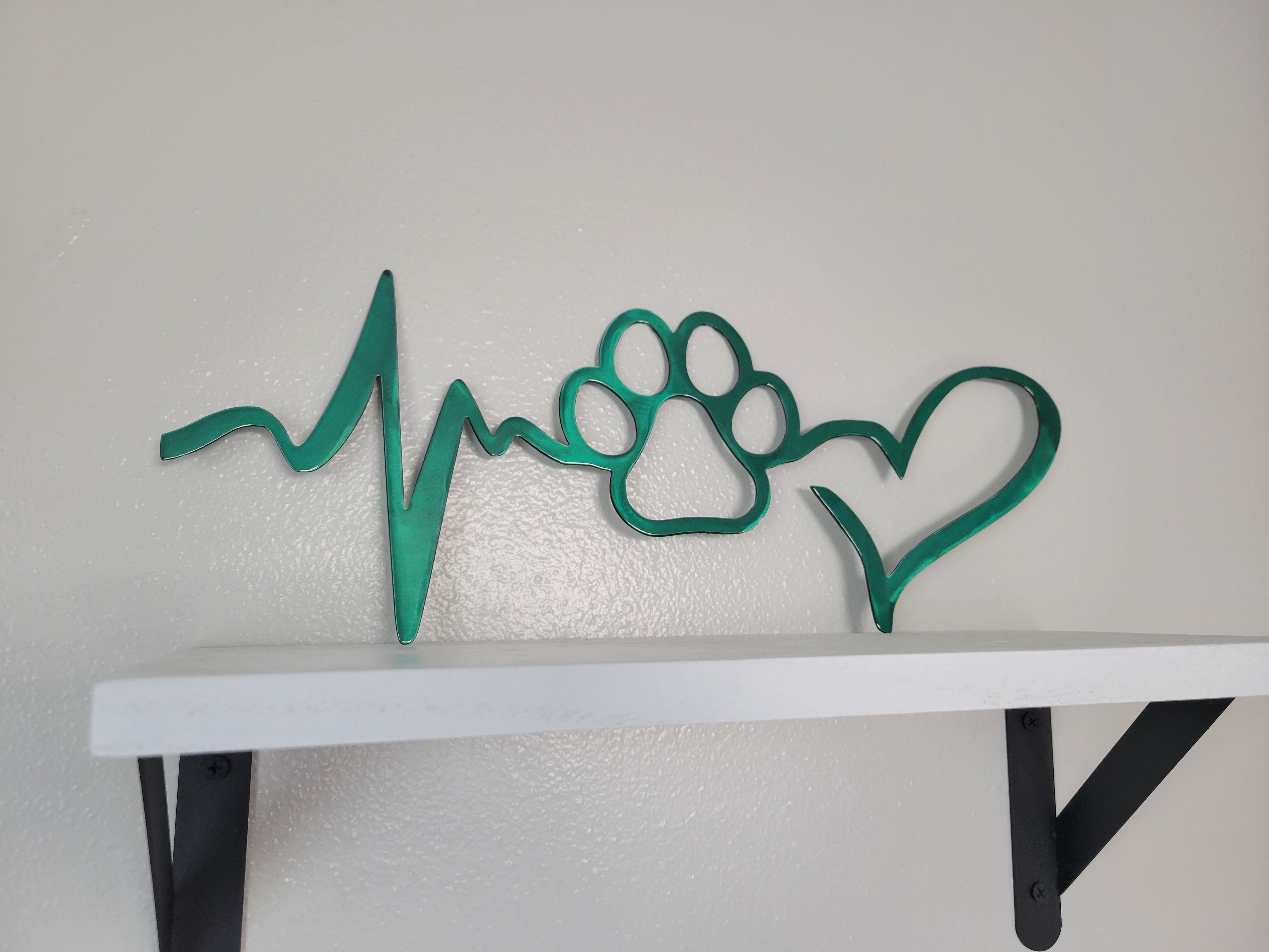 Paw Print, Hope, Love