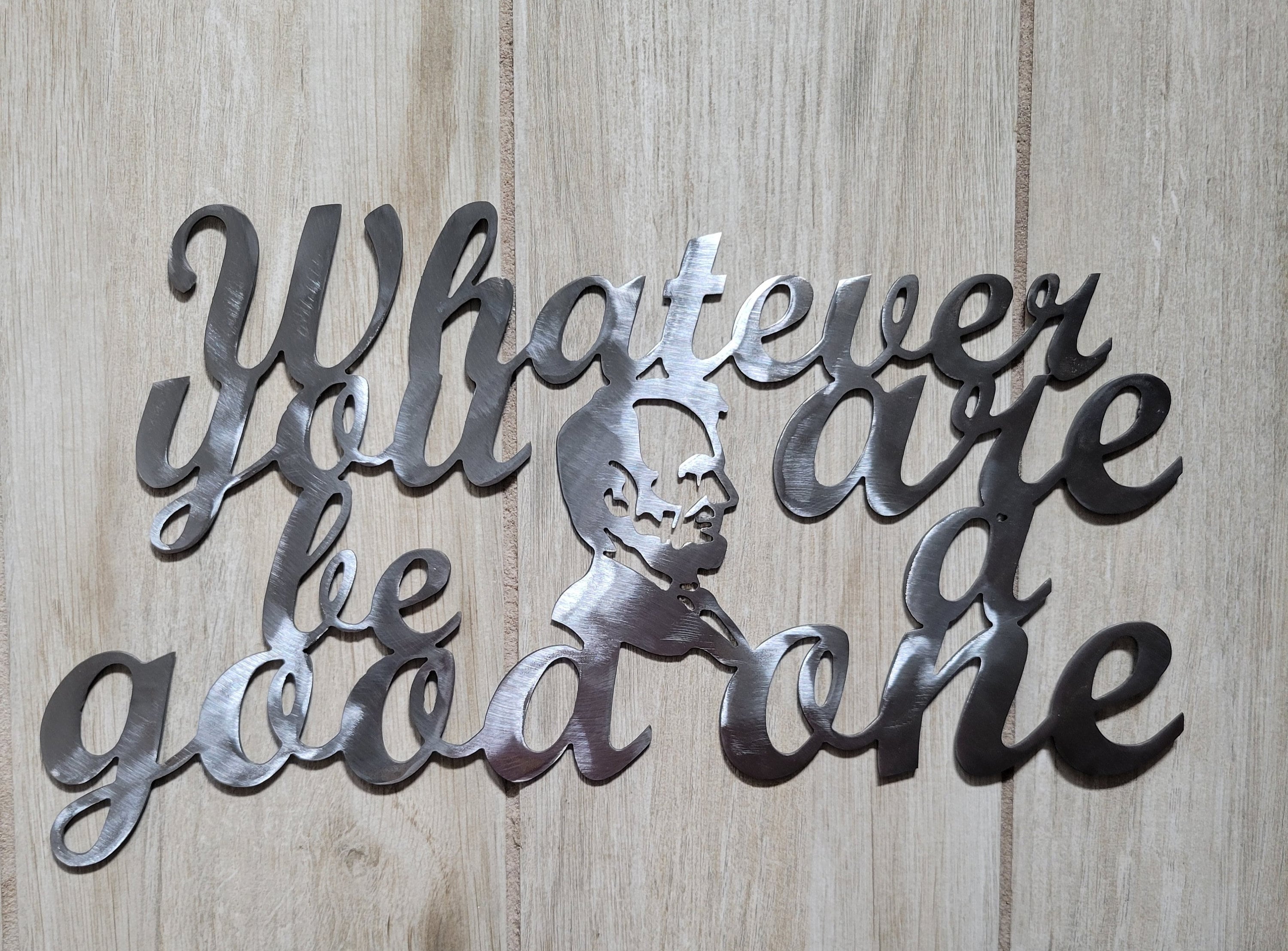 Metal Wall Art, Honest Abe Abraham Lincoln Classroom Quote Positive Inspirational America Teacher Appreciation Gift